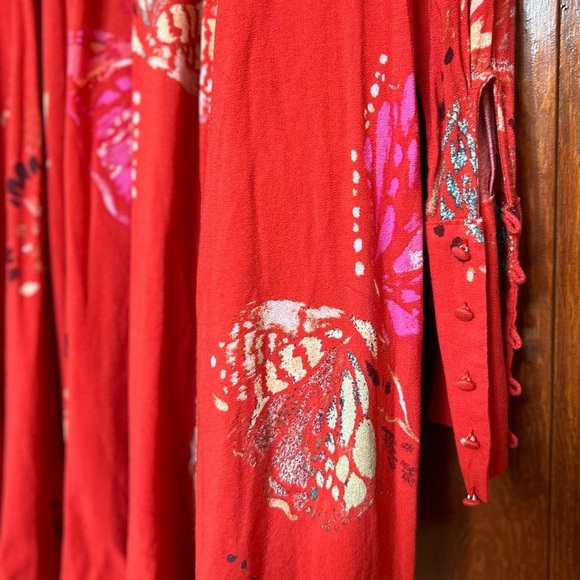 🦋 Free People extra small butterfly mini dress tunic 🦋 - Picture 14 of 14